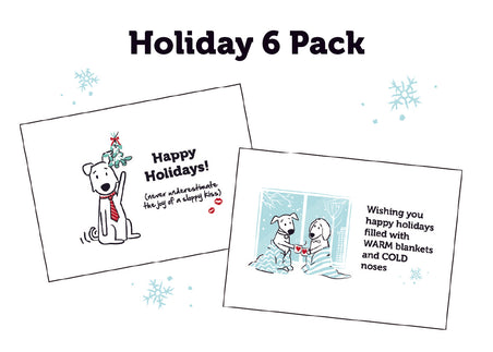 Happy Holidays Card Bundle: 6 Pack